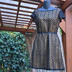 Tulle Yellow Lace Tea Dress